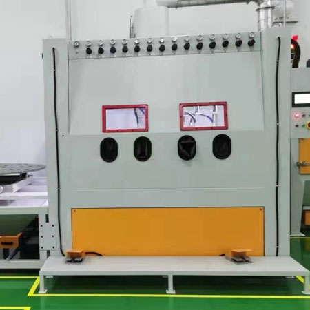 高效生產(chǎn)，從箱體手動噴砂機(jī)開始，提升零部件質(zhì)量